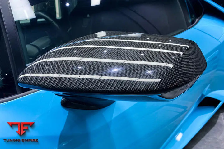 LAMBORGHINI HURACAN LP610 & LP580 & EVO & STO & PERFORMANTE AUTOCLAVE CARBON FIBER MIRROR HOUSING REPALCEMENT BSD