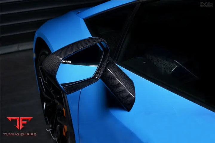 LAMBORGHINI HURACAN LP610 & LP580 & EVO & STO & PERFORMANTE AUTOCLAVE CARBON FIBER MIRROR HOUSING REPALCEMENT BSD