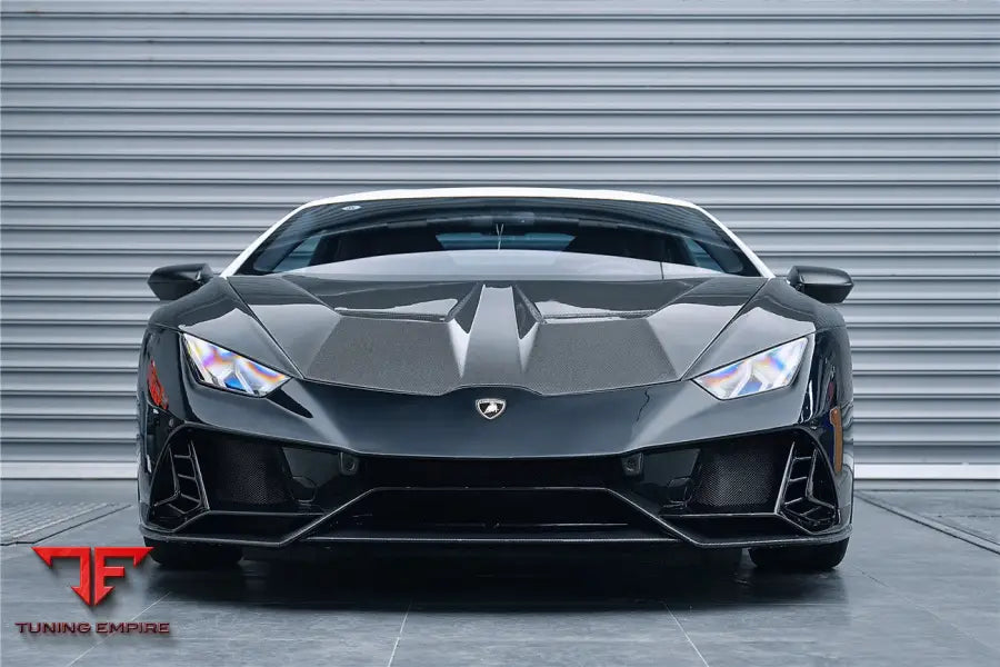 LAMBORGHINI HURACAN LP610 & LP580 & EVO & TECNICA EVO-4WD STYLE PARTIAL CARBON FRONT BUMPER BSD