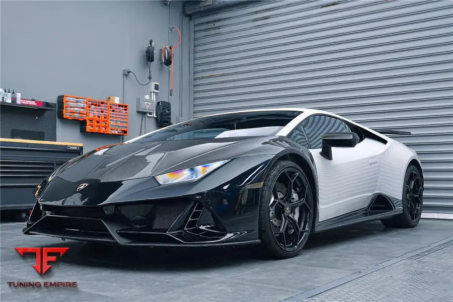 LAMBORGHINI HURACAN LP610 & LP580 & EVO & TECNICA EVO-4WD STYLE PARTIAL CARBON FRONT BUMPER BSD