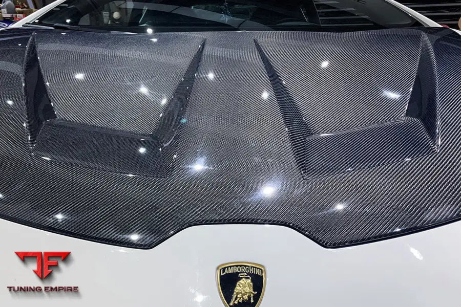 LAMBORGHINI HURACAN LP610 & LP580 & EVO & TECNICA BKSS STYLE CARBON FIBER HOOD BSD