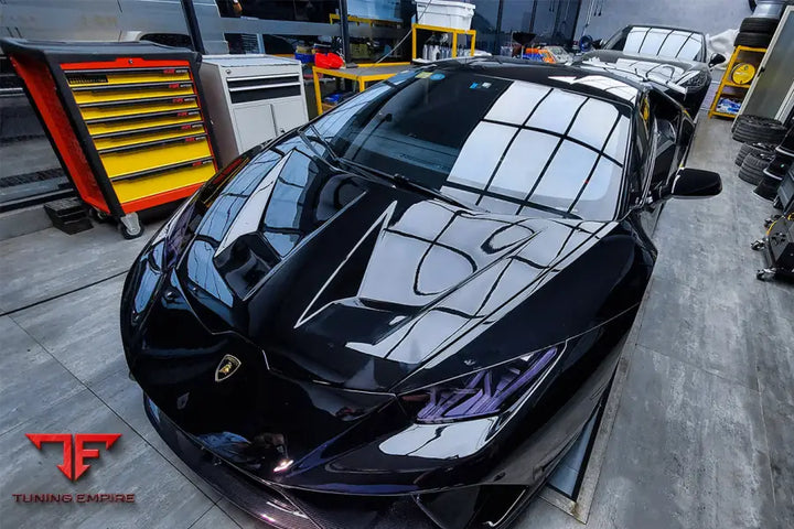 LAMBORGHINI HURACAN LP610 & LP580 & EVO & TECNICA BKSS STYLE CARBON FIBER HOOD BSD