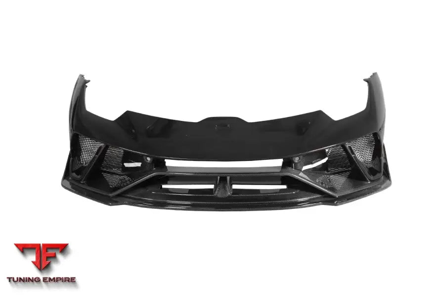 LAMBORGHINI HURACAN LP610 & LP580 & EVO & TECNICA BKSS STYLE PARTIAL CARBON FRONT BUMPER WITH LIP BSD