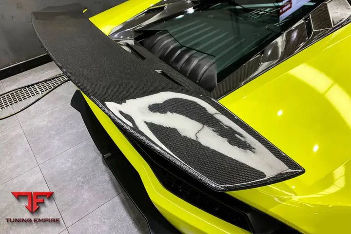 LAMBORGHINI HURACAN LP610 & LP580 & EVO & TECNICA DC STYLE CARBON FIBER TRUNK SPOILER WING WITH BASE BSD