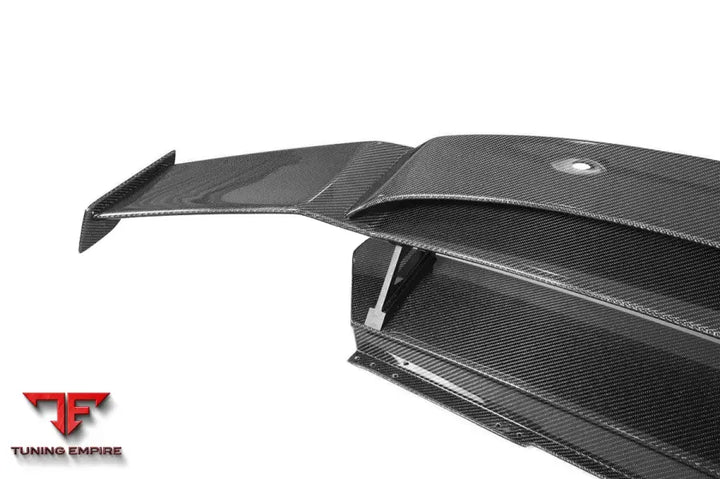 LAMBORGHINI HURACAN LP610 & LP580 & EVO & TECNICA MD STYLE CARBON FIBER TRUNK SPOILER W BASE BSD