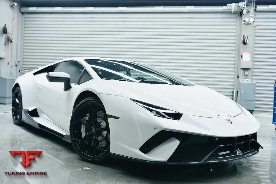 LAMBORGHINI HURACAN LP610 & LP580 & EVO & TECNICA PERFORMANTE STYLE PARTIAL CARBON FRONT BUMPER BSD