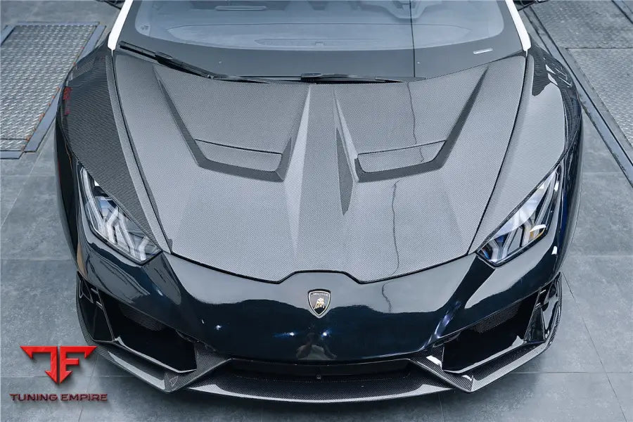 LAMBORGHINI HURACAN LP610 & LP580 & EVO & TECNICA VRS STYLE CARBON FIBER HOOD BSD
