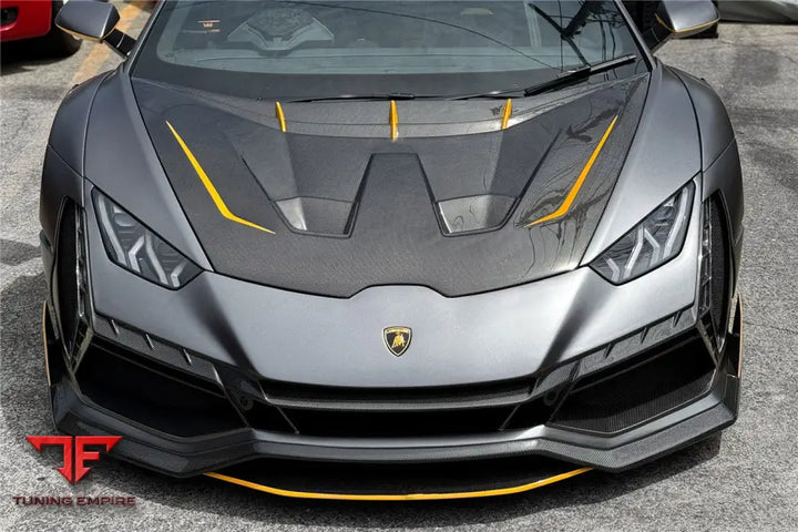 LAMBORGHINI HURACAN LP610 & LP580 & EVO & TECNICA VRS STYLE CARBON FIBER HOOD BSD