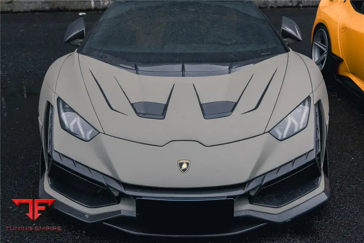 LAMBORGHINI HURACAN LP610 & LP580 & EVO & TECNICA VRS STYLE CARBON FIBER HOOD BSD