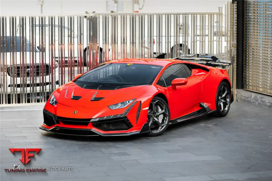 LAMBORGHINI HURACAN LP610 & LP580 & EVO & TECNICA VRS STYLE CARBON FIBER HOOD BSD