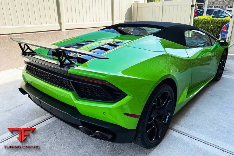 LAMBORGHINI HURACAN LP610 & LP580 & EVO & TECNICA VRS STYLE CARBON FIBER TRUNK SPOILER BSD