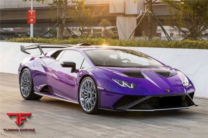 LAMBORGHINI HURACAN LP610 & LP580 PERFORMANTE STYLE PARTIAL CARBON REAR BUMPER BSD