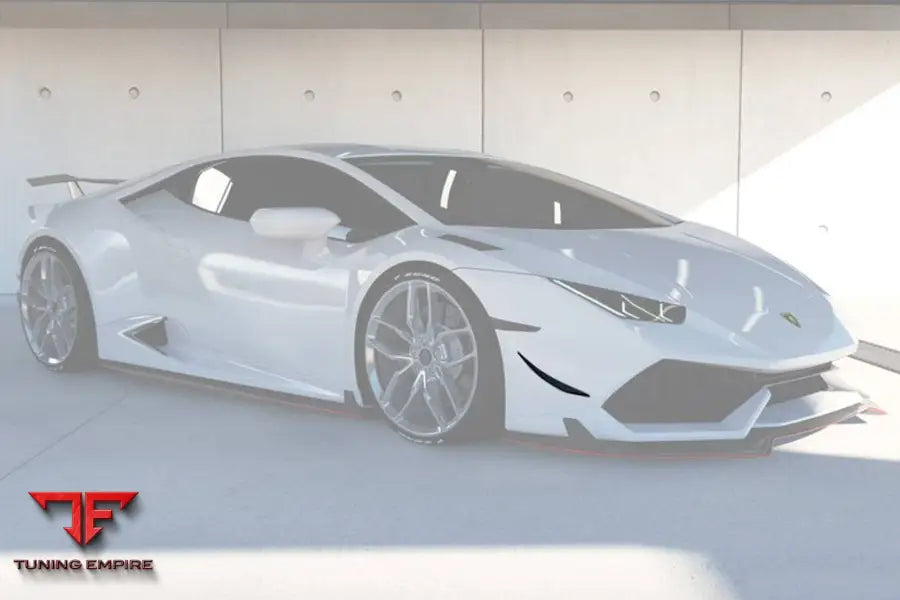 LAMBORGHINI HURACAN LP610 RZS STYLE CARBON FIBER FRONT BUMPER CANARD BSD