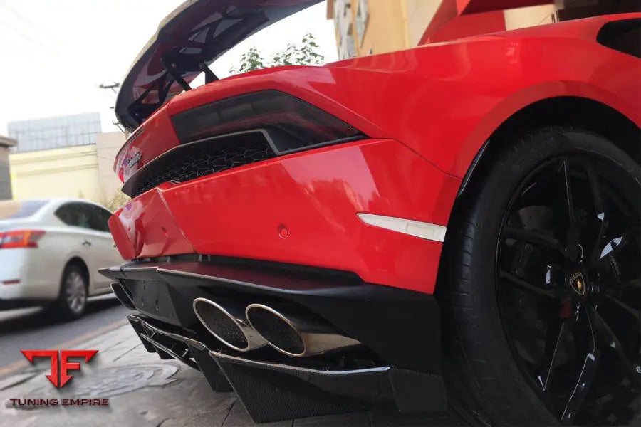 LAMBORGHINI HURACAN LP610 RZS STYLE CARBON FIBER REAR DIFFUSER BSD