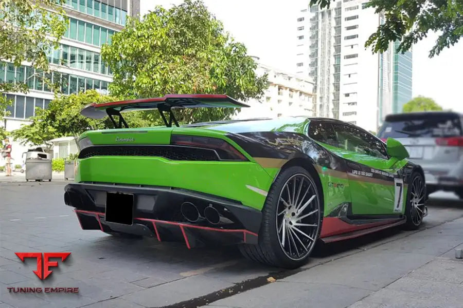 LAMBORGHINI HURACAN LP610 RZS STYLE CARBON FIBER REAR DIFFUSER BSD