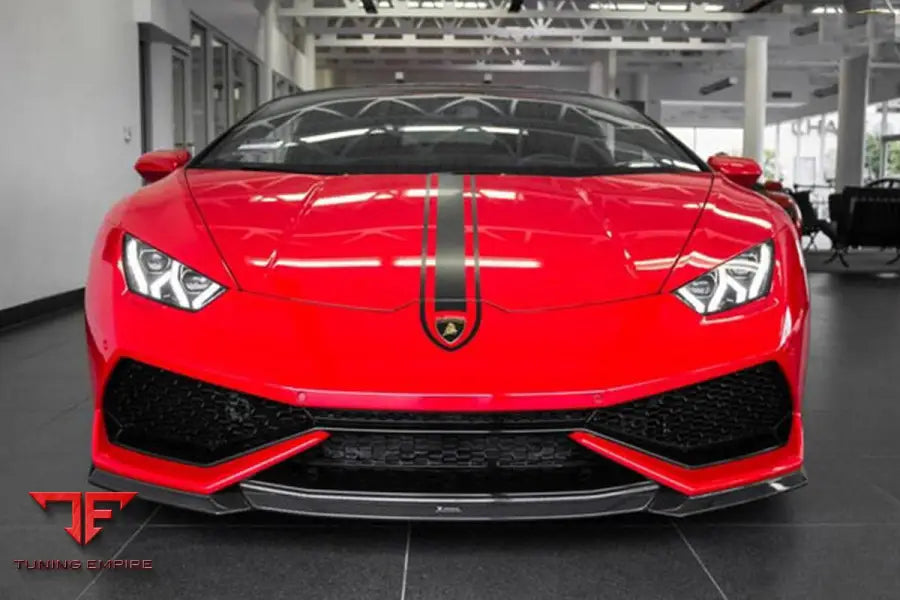 LAMBORGHINI HURACAN LP610 VRS STYLE CARBON FIBER FRONT LIP BSD