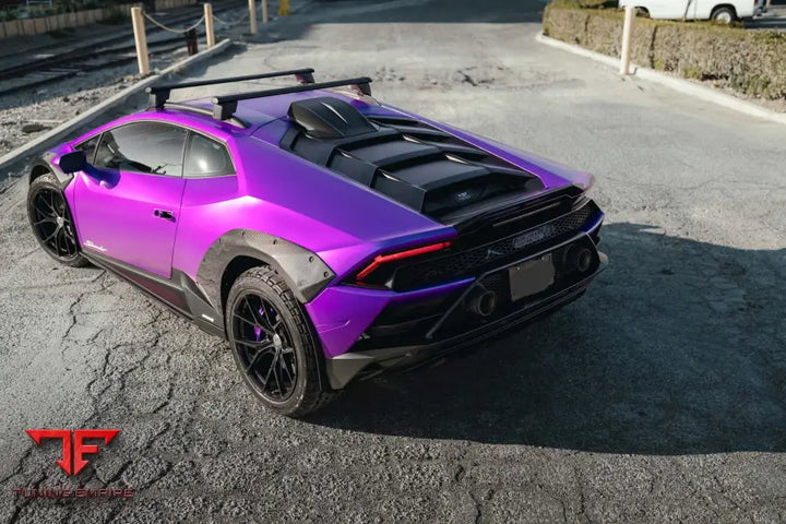 LAMBORGHINI HURACAN STERRATO FORGED WHEELS AND EXHAUST SYSTEM