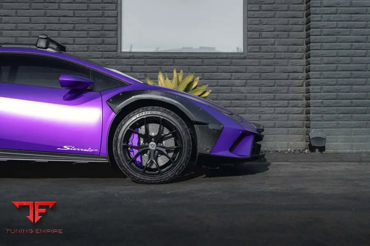 LAMBORGHINI HURACAN STERRATO FORGED WHEELS AND EXHAUST SYSTEM