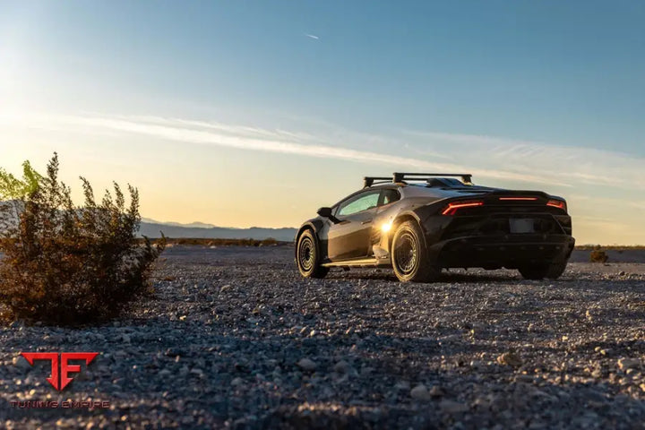 LAMBORGHINI HURACAN STERRATO FORGED WHEELS AND EXHAUST SYSTEM