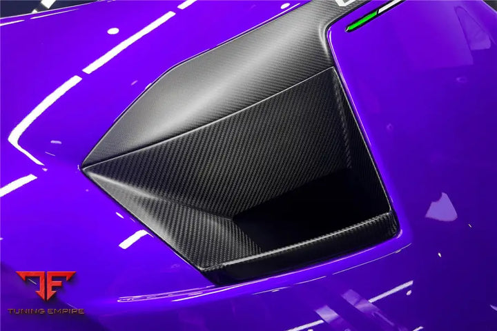 LAMBORGHINI HURACAN STO DRY CARBON FIBER HOOD VENTS BSD