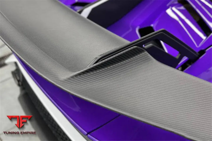 LAMBORGHINI HURACAN STO DRY CARBON FIBER TRUNK SPOILER WING PLATE BSD