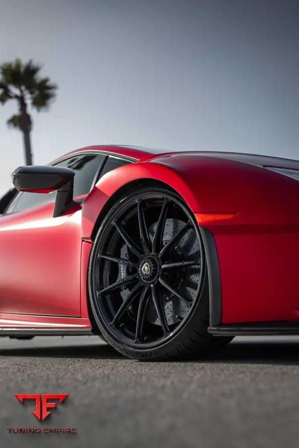 LAMBORGHINI HURACAN STO FORGED WHEELS AND EXHAUST SYSTEM