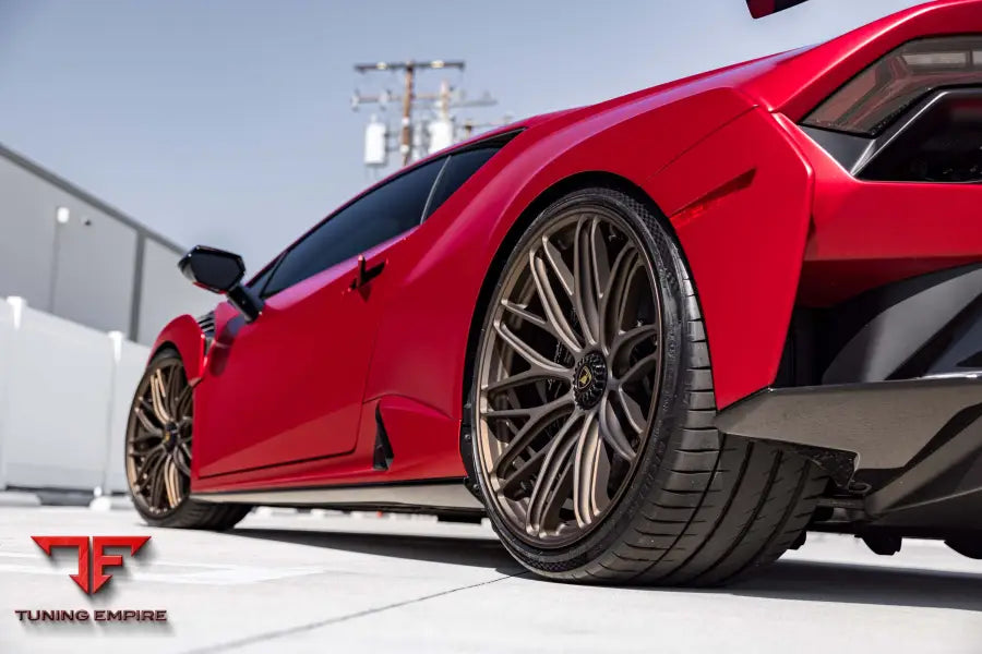 LAMBORGHINI HURACAN STO FORGED WHEELS AND EXHAUST SYSTEM