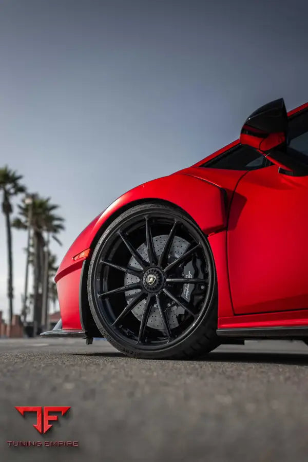 LAMBORGHINI HURACAN STO FORGED WHEELS AND EXHAUST SYSTEM