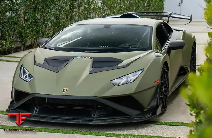 LAMBORGHINI HURACAN STO VRS STYLE DRY CARBON FIBER PARTS