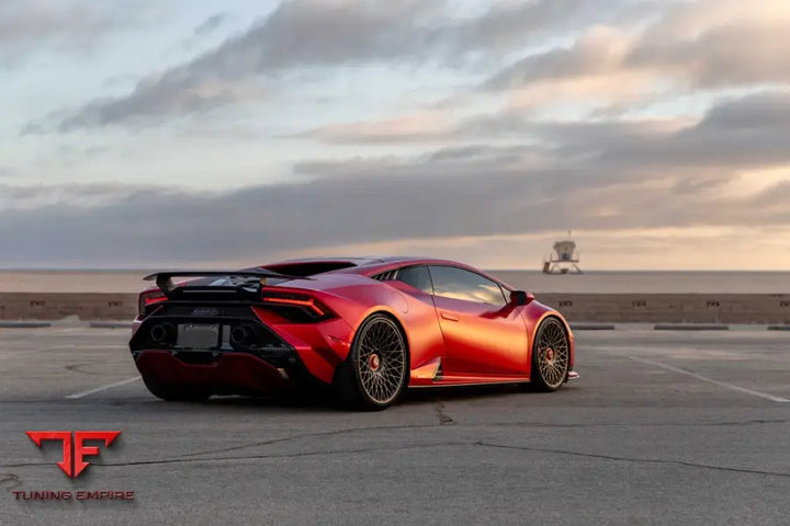 LAMBORGHINI HURACAN TECNICA FORGED WHEELS AND EXHAUST SYSTEM