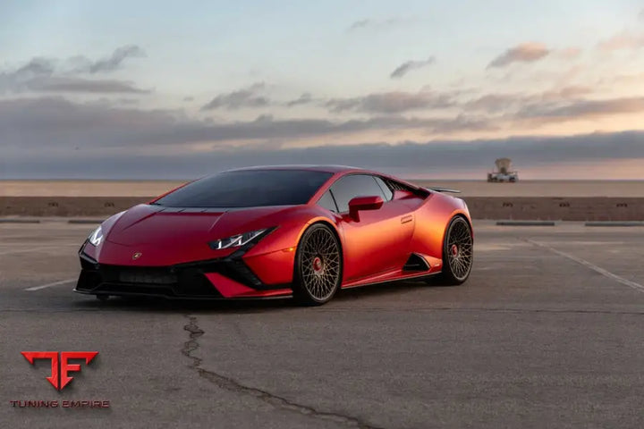 LAMBORGHINI HURACAN TECNICA FORGED WHEELS AND EXHAUST SYSTEM