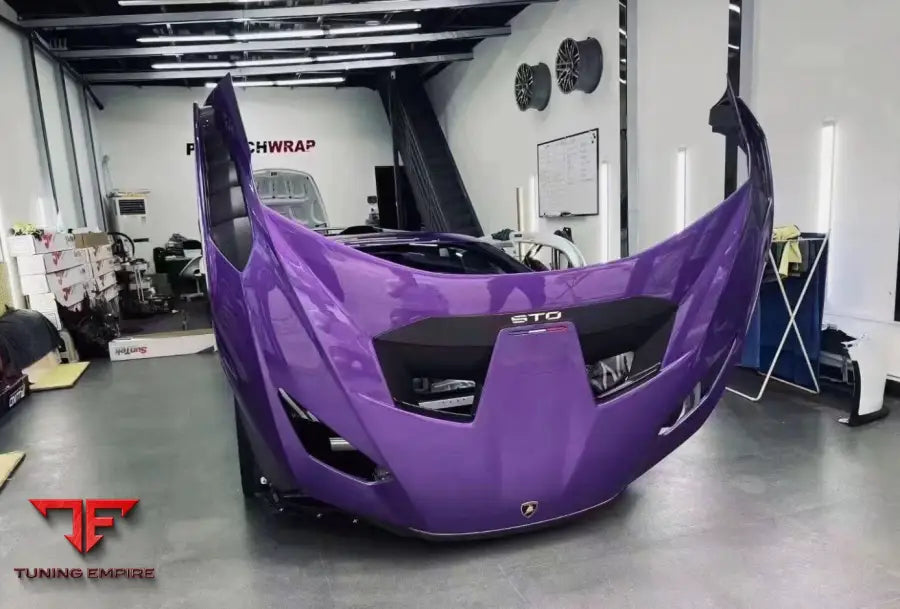 LAMBORGHINI HURACAN UPGRADE STO STYLE DRY CARBON FIBER BODY KIT PARTS