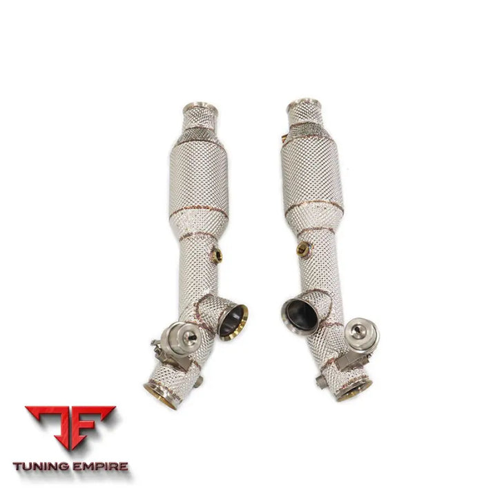 LAMBORGHINI MURCIELAGO LP640 STAINLESS STEEL RAZOR EXHAUST DOWNPIPE WITH HEAT SHIELD