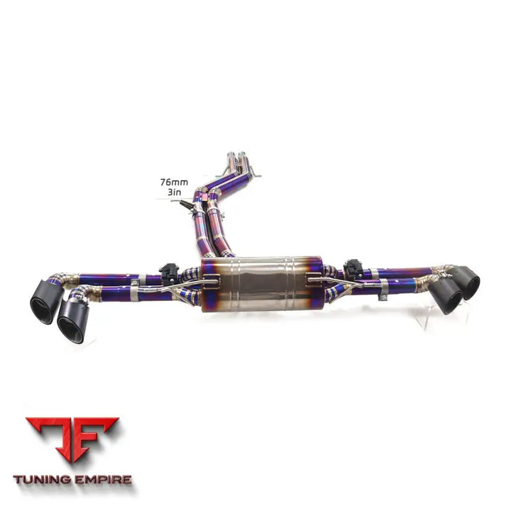 LAMBORGHINI URUS 4.0T VALVETRONIC TITANIUM CATBACK RAZOR EXHAUST WITH MUFFLER VALVE
