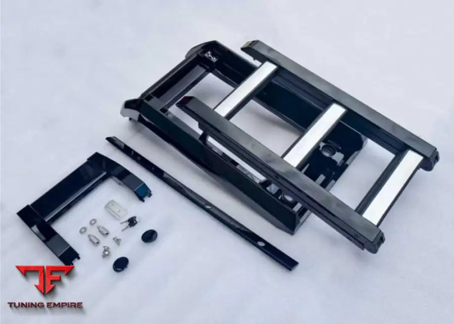 LAND ROVER DEFENDER 110 LADDER BODY PARTS GLOSSY BLACK MATTE SILVER 2020+