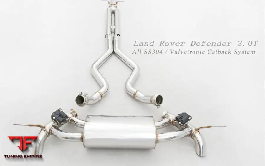 Land Rover Defender 3.0T 2020-2024 All Ss304 Valvetronic Exhaust System