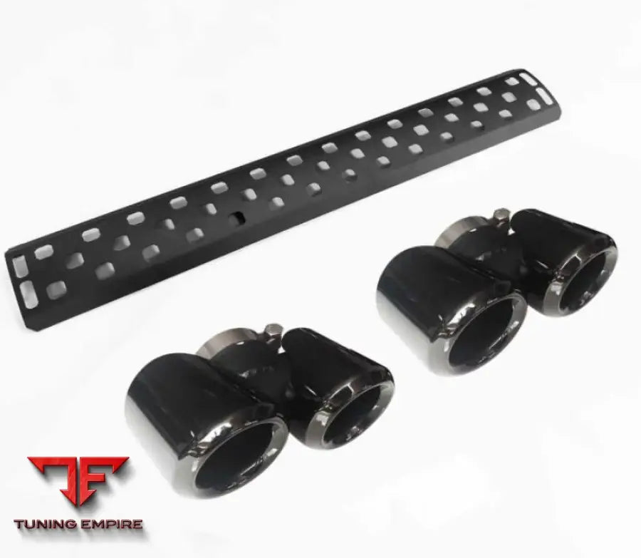 LAND ROVER DEFENDER 90 110 ALUMINUM EXHAUST TIP ROUND 2020+