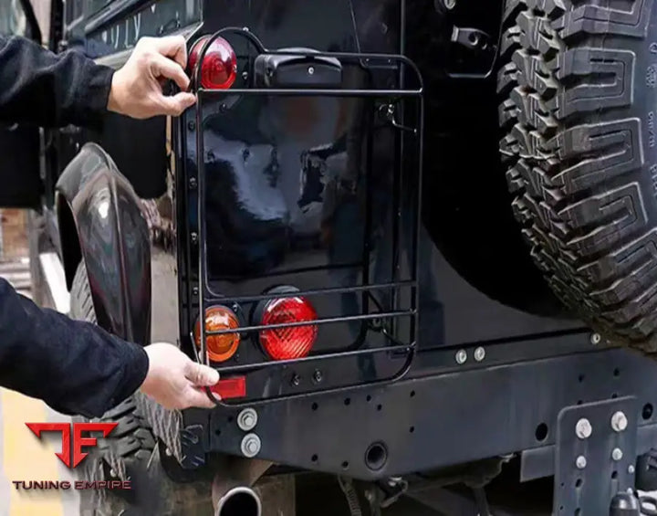 LAND ROVER DEFENDER 90 110 FRONT HEADLIGHT COVER STAINLESS STEEL 2004-2018