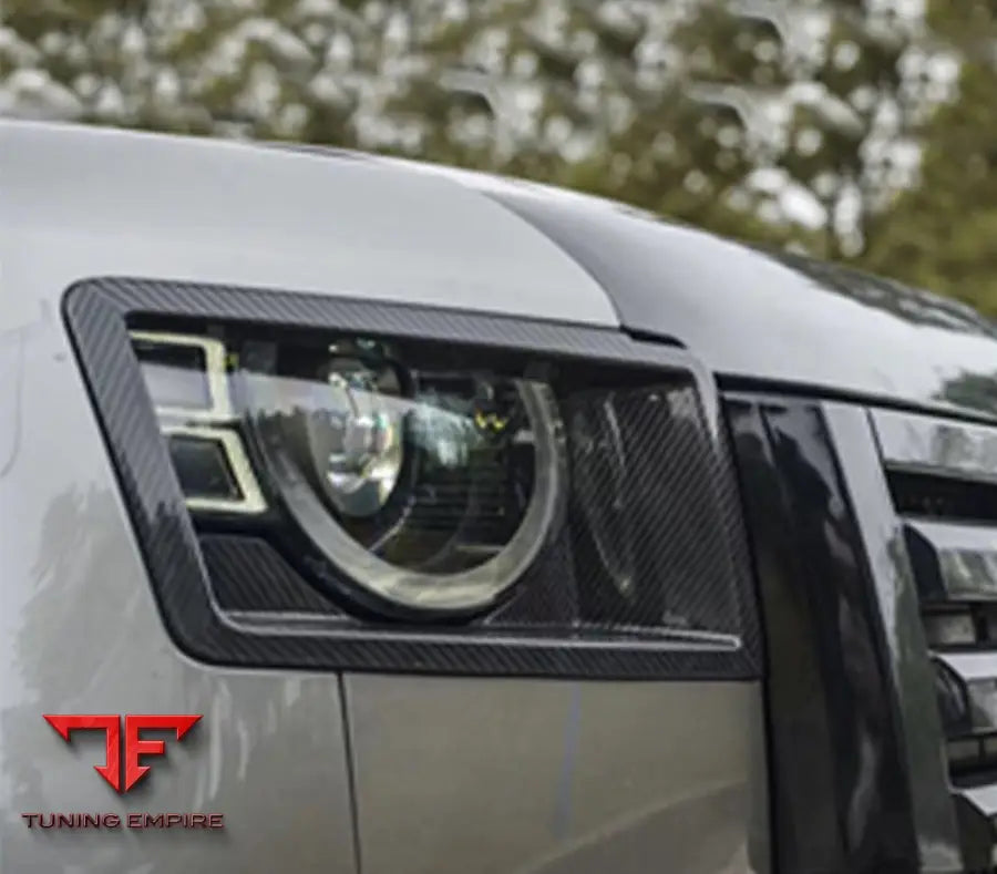 LAND ROVER DEFENDER CARBON FIBER HEADLIGHT COVER