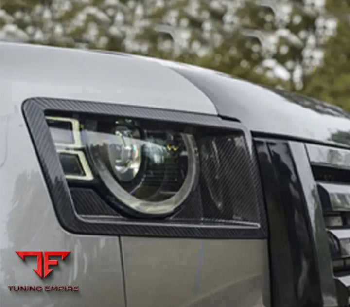 LAND ROVER DEFENDER CARBON FIBER HEADLIGHT COVER
