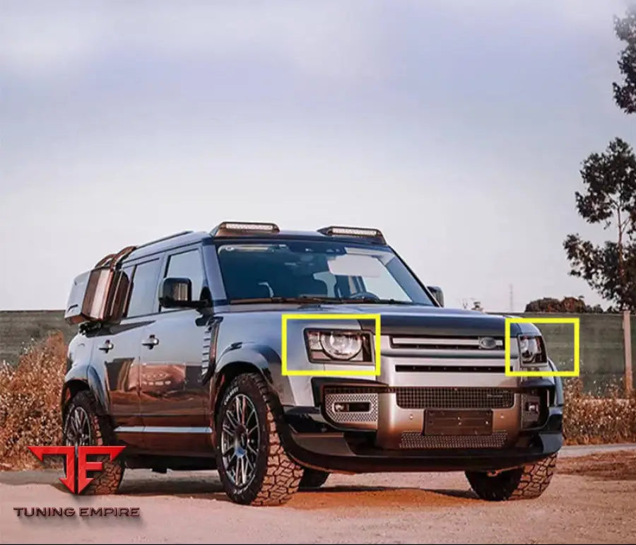 LAND ROVER DEFENDER CARBON FIBER HEADLIGHT COVER