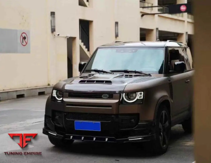 LAND ROVER DEFENDER DRY CARBON FIBER HOOD BONNET 2020+