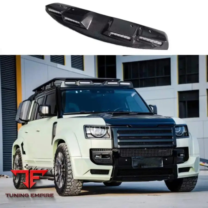 LAND ROVER DEFENDER DRY CARBON ROOF LED BAR 2020+