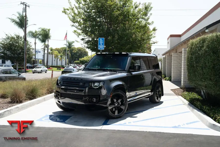 LAND ROVER DEFENDER FORGED WHEELS AND EXHAUST SYSTEM