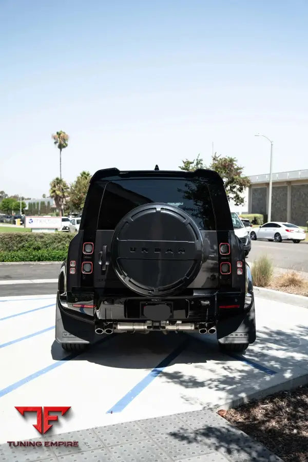 LAND ROVER DEFENDER FORGED WHEELS AND EXHAUST SYSTEM