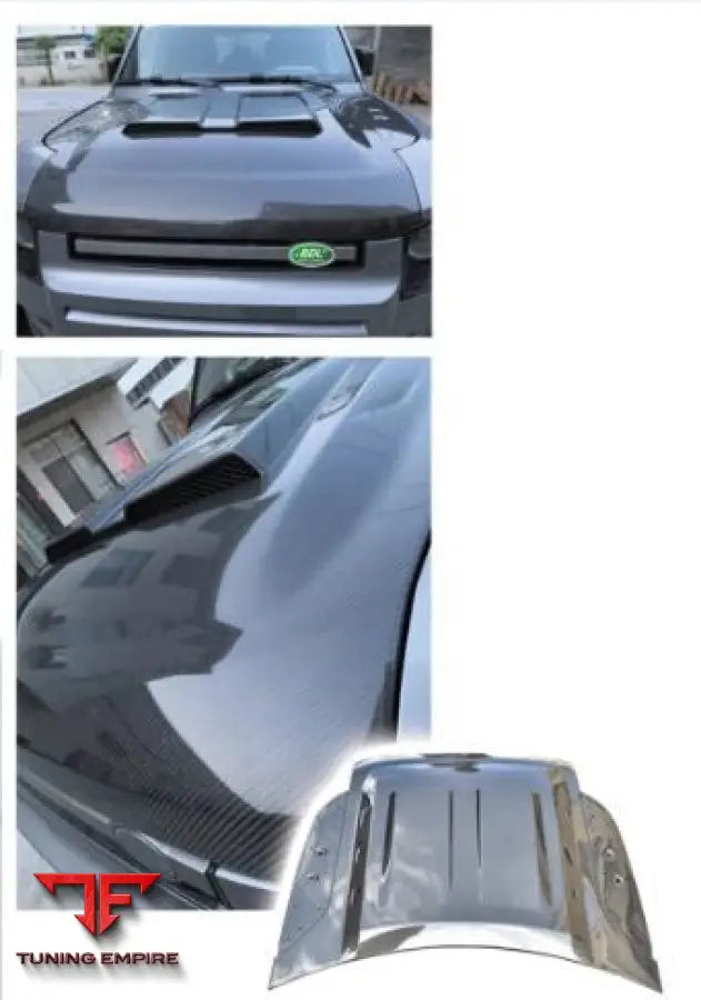 LAND ROVER DEFENDER L663 2020 + CARBON FIBER HOOD