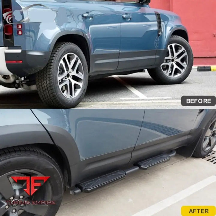 LAND ROVER DEFENDER L663 SIDE STEP RUNNING BOARD 110 90 2019 2023