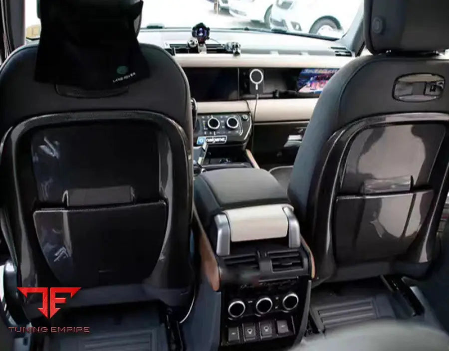 LAND ROVER DEFENDER REAR SEAT COVERS CARBON FIBER