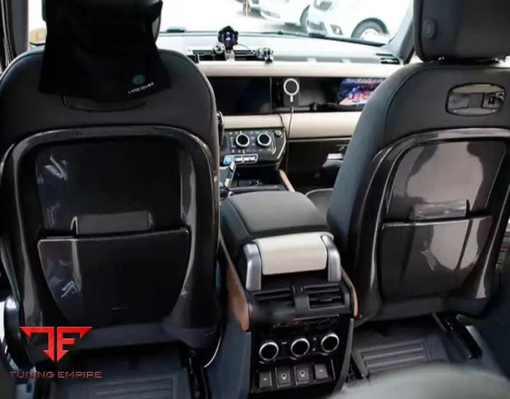 LAND ROVER DEFENDER REAR SEAT COVERS CARBON FIBER