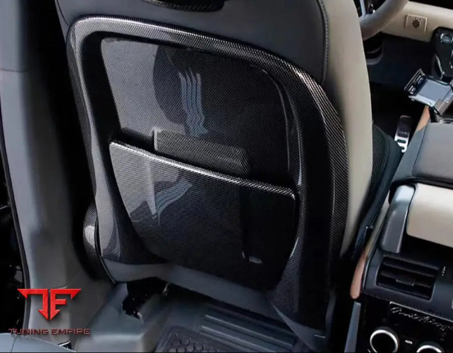 LAND ROVER DEFENDER REAR SEAT COVERS CARBON FIBER